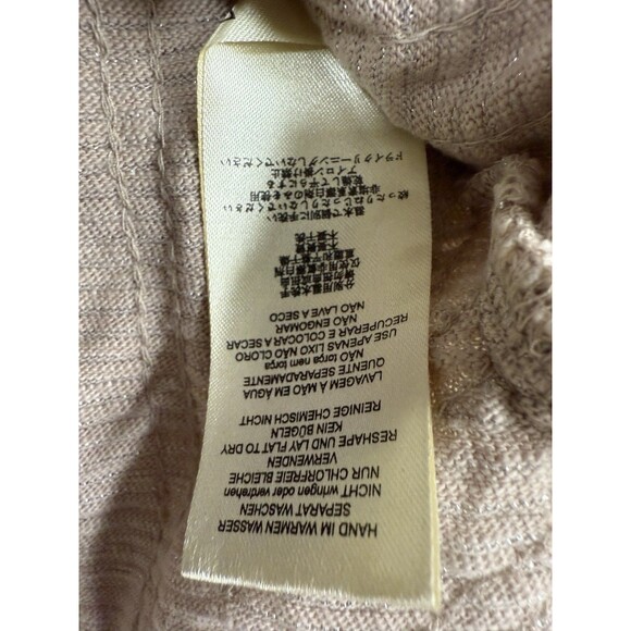 Free People Dusty Pink Sequin Oversized Sweater Small Boho‎ Fairy Cottage - Picture 8 of 9